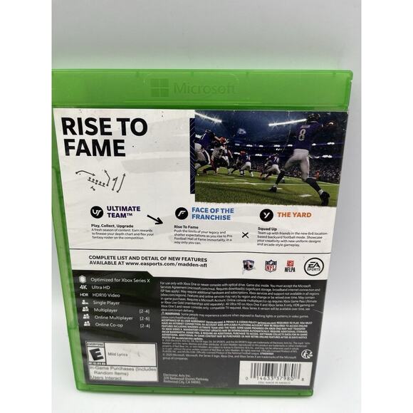 Microsoft Xbox One Game Madden 21 NFL - Picture 2 of 6
